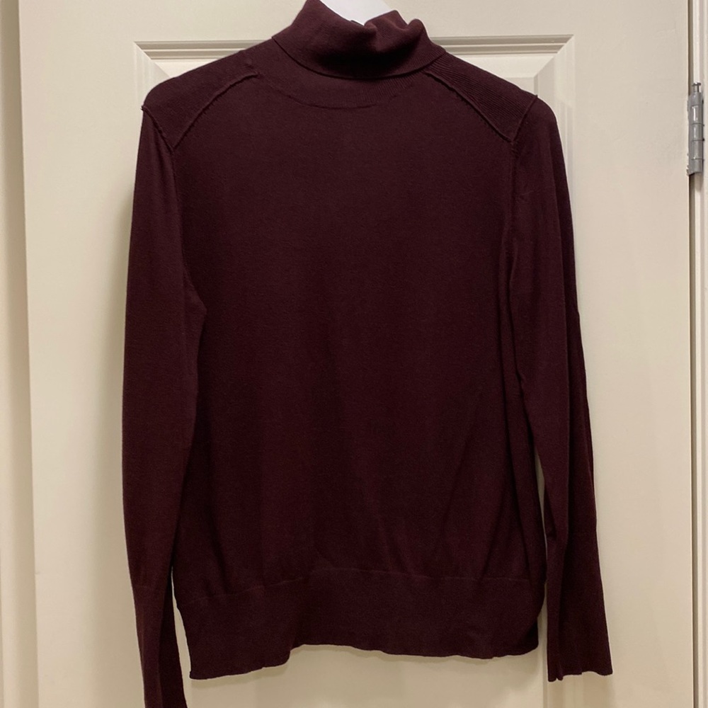 Loft Plum colored Turtleneck size large